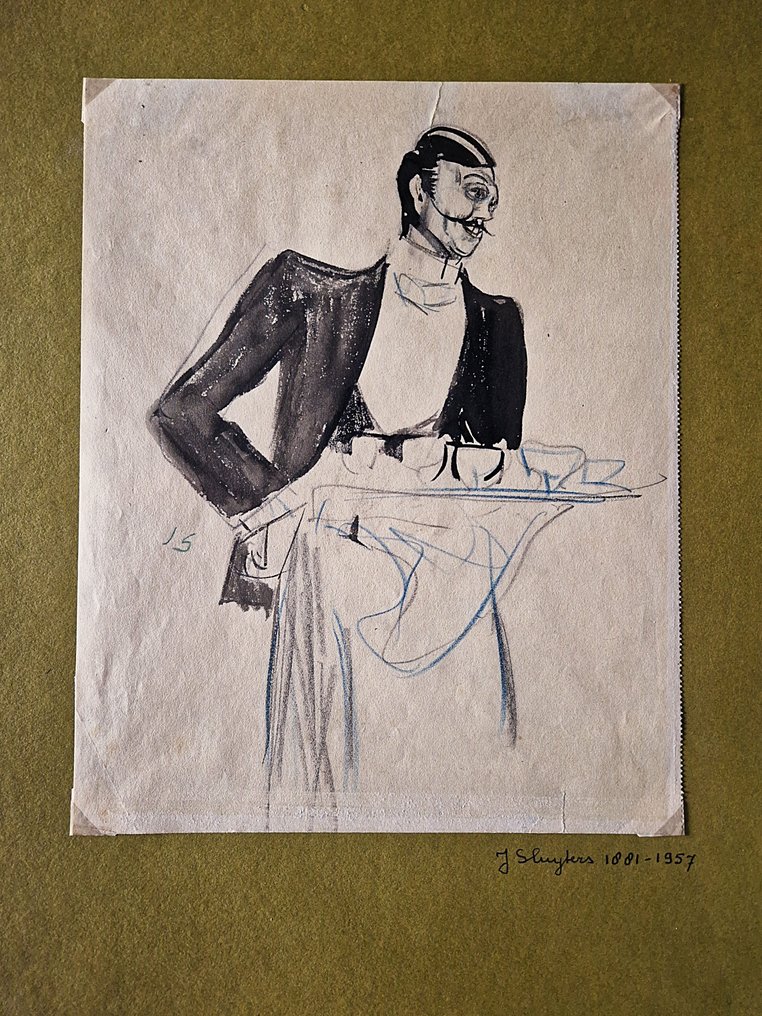 Jan SLUIJTERS (1881 - 1957) - "Ober" #1.0