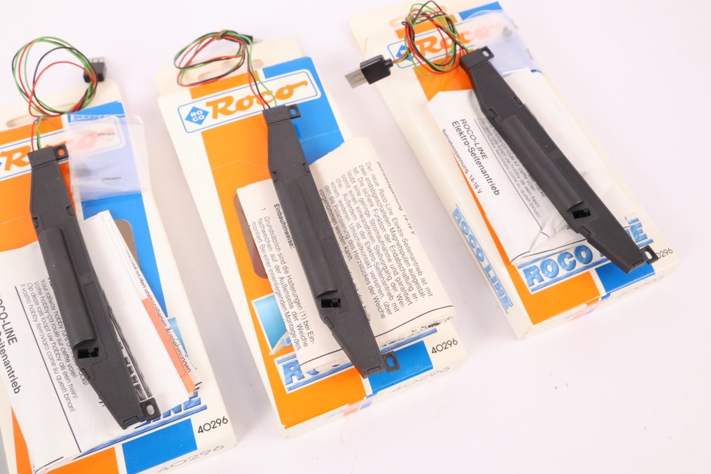 Roco H0 - 40295/40296 - Modeltog skinner (5) - Fem elektriske skifteanlæg RocoLine #4.3