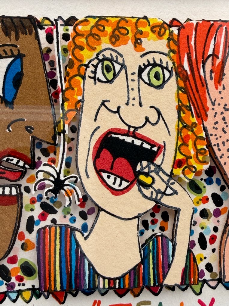 James Rizzi (1950-2011) - JELLY BEAN・3D silkscreen #4.3