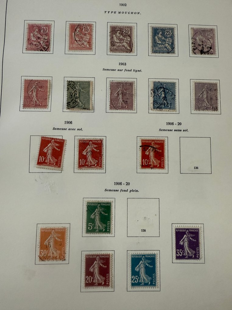 Γαλλία - Συλλογή 1900/1957 (χωρίς τελικό κατάλογο) πολύ πλήρης από το 1938 - αξία + 2500€ #1.0