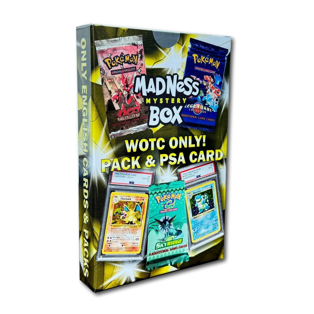 Pokémon Mystery box - WOTC Only - Graded Card & Pack - Madness Mystery Box - Pokémon #1.0