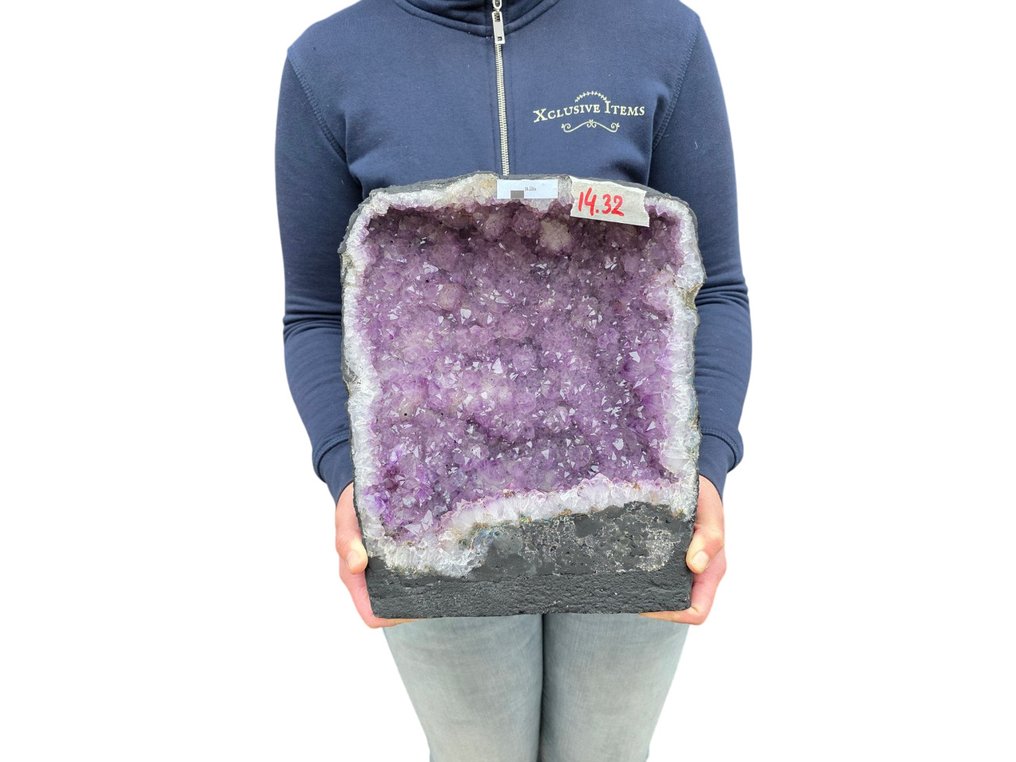 无保留 € - 特大号紫水晶簇 紫水晶 - 高度: 31 cm - 宽度: 24.5 cm- 14.32 kg #1.0