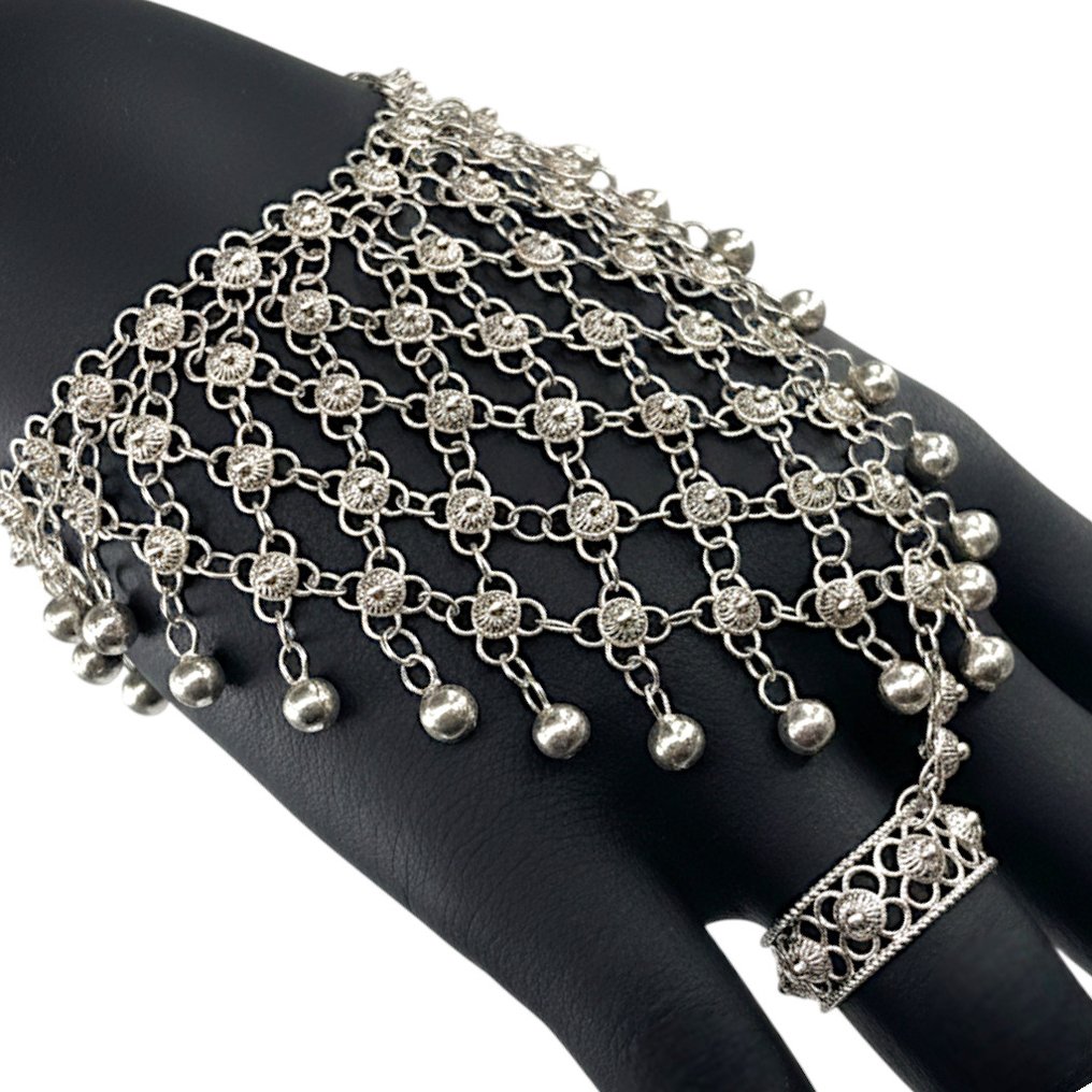 银 - 手镯 - Hath Phool #2.1