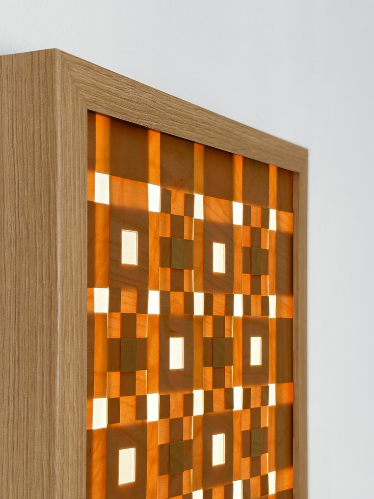 Takacs (b. 1990) - 壁灯 - 木 - 手工编织的芬兰桦木 #3.2