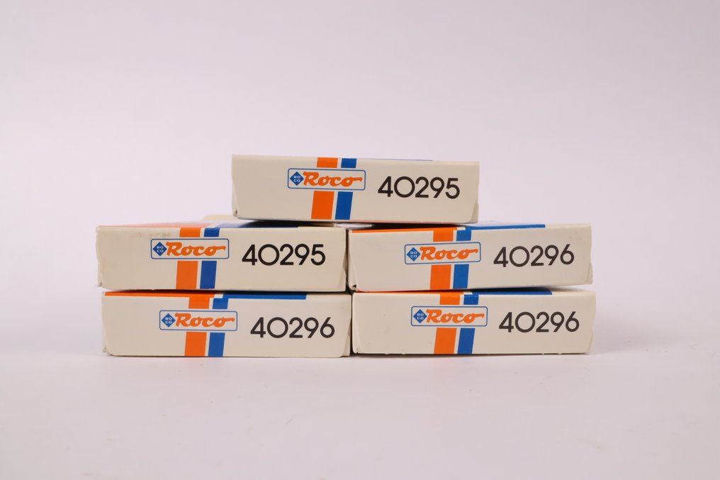 Roco H0 - 40295/40296 - Modeltog skinner (5) - Fem elektriske skifteanlæg RocoLine #2.1