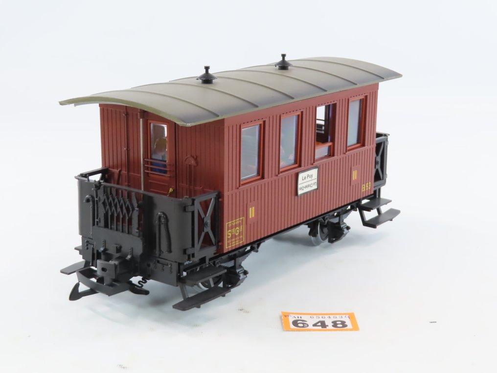 LGB G - 3206 - 模型火车客运车厢 (1) - 双联客车车厢 二等 - SteGle #1.0