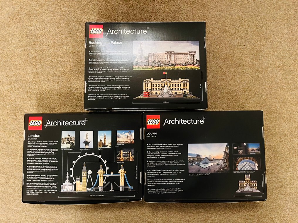Lego Set - Architecture - Louvre, London Buckingham Palace #4.3