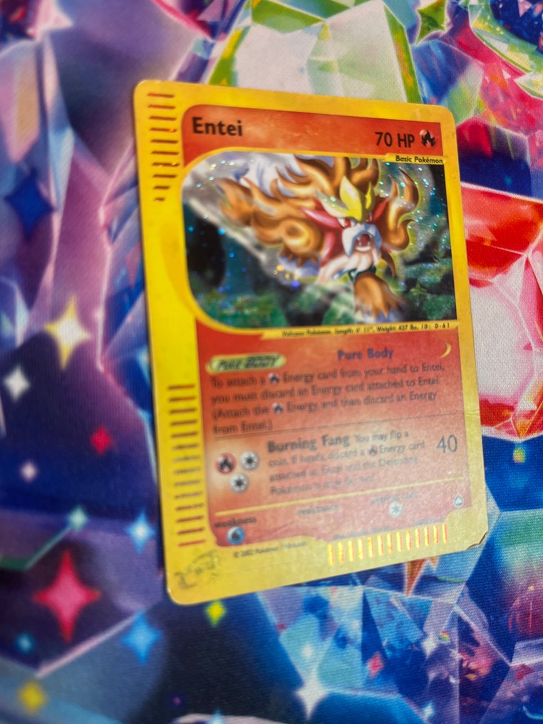 Pokémon - 1 Card - Entei #H8/H32 Holo - WOTC - Aquapolis #2.1