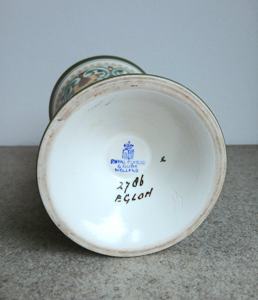 Plateelbakkerij Zuid-Holland - Βάζο  - Πήλινο - πιάτο #4.3