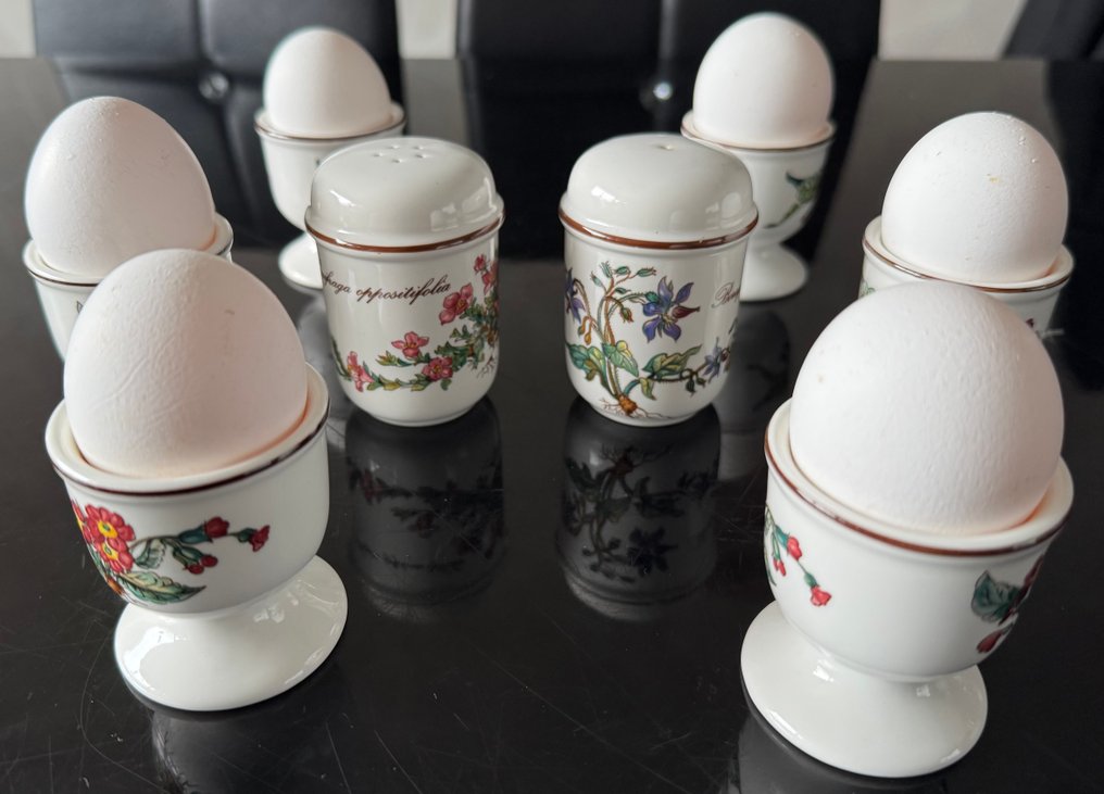Villeroy & Boch - Æggebæger sæt (8) - Botanica - Porcelæn #1.0