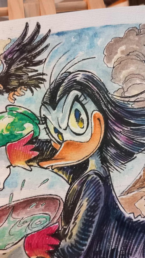 Alessandro Gottardo - 1 Watercolour - Magica De Spell/Amelia Fattucchiera - "Calderone Stregato" - 2024 #3.2