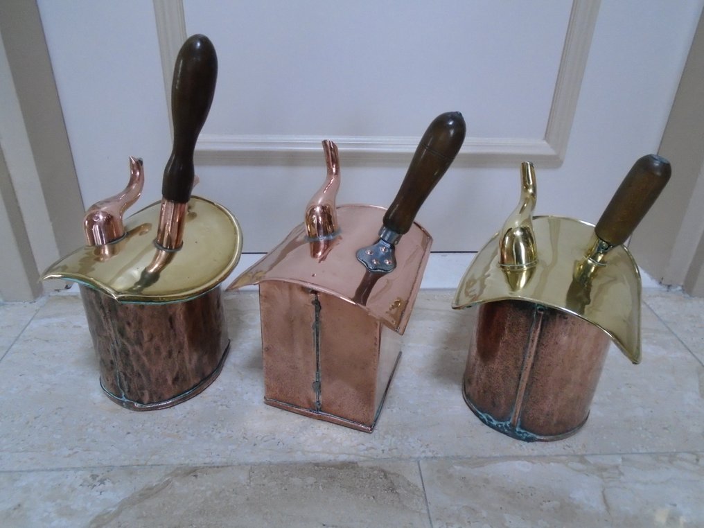 Chaleira de água (3) - koper, messing - steekketel, konkel #2.1