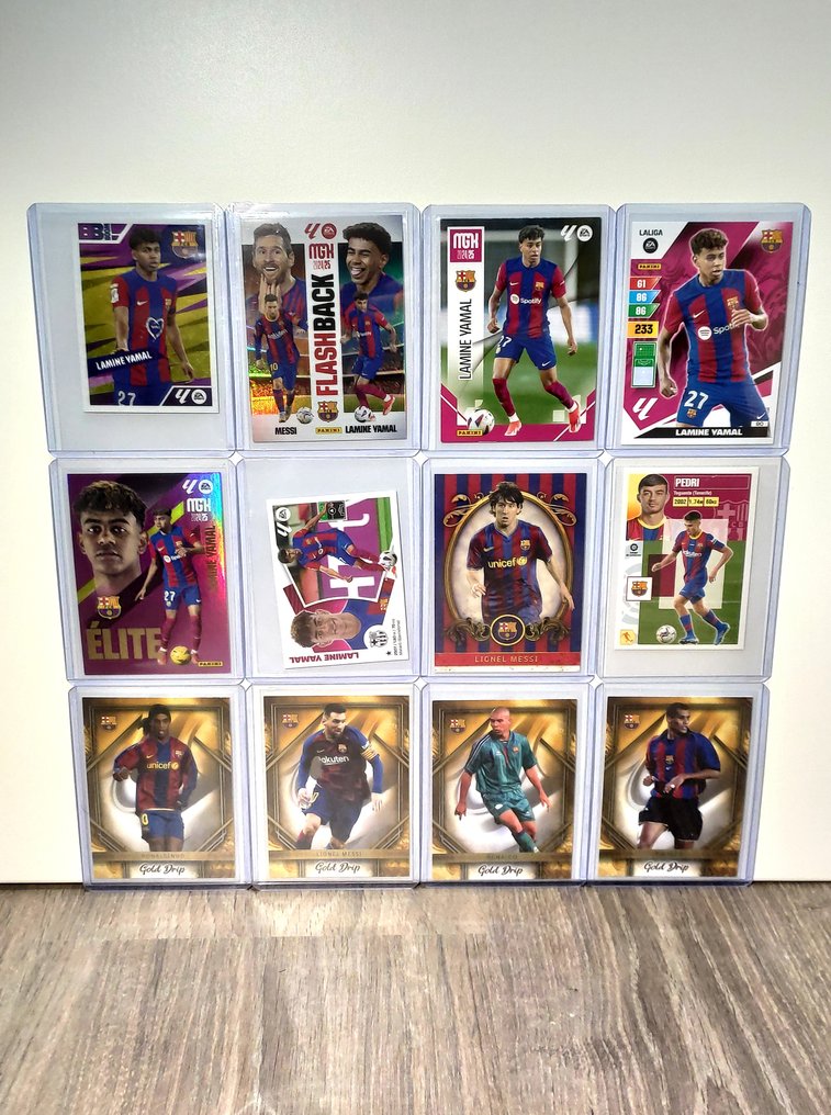 Topps / Panini Lamine Yamal & Messi - Fc Barcelona - 12 Card - 狀況優良(EX) #1.0