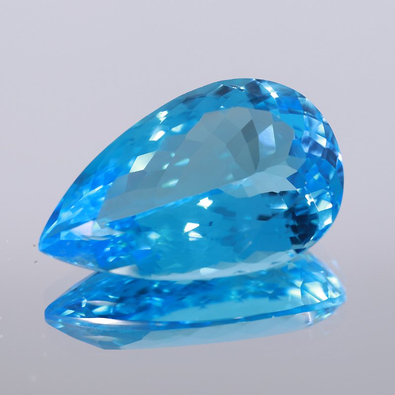 1 pcs  Μπλε Τοπάζιο  - 64.85 ct - Διεθνής Ένωση Έγχρωμων Πολύτιμων Λίθων (ICA GemLab) #3.2