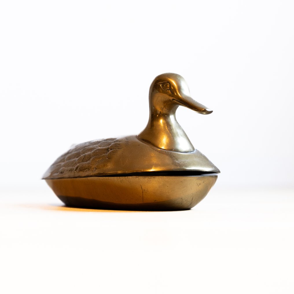 Piatto da portata - Ottone - Rara zuppiera a forma di anatra #3.2