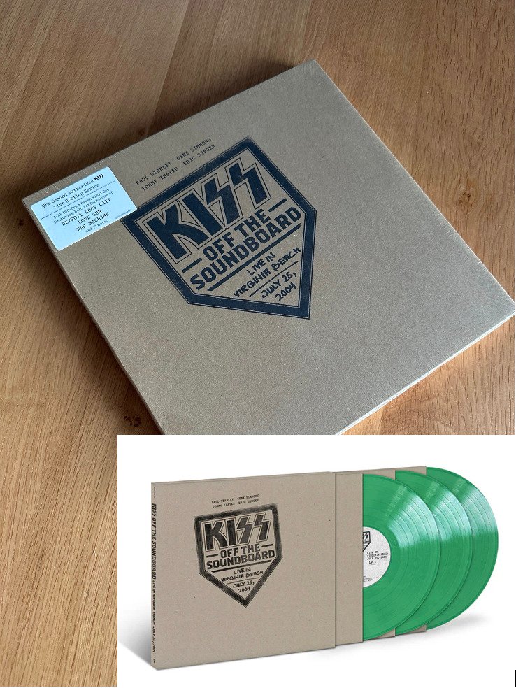 KISS - Off The Soundboard: Live in Virginia Beach July 25, 2004 - 3 x LP-album (trippelalbum) - Färgad vinyl, 180 gram - 2004 #1.0