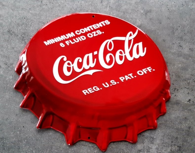 kapszula Coca-Cola - Emléktábla - Vas #1.0