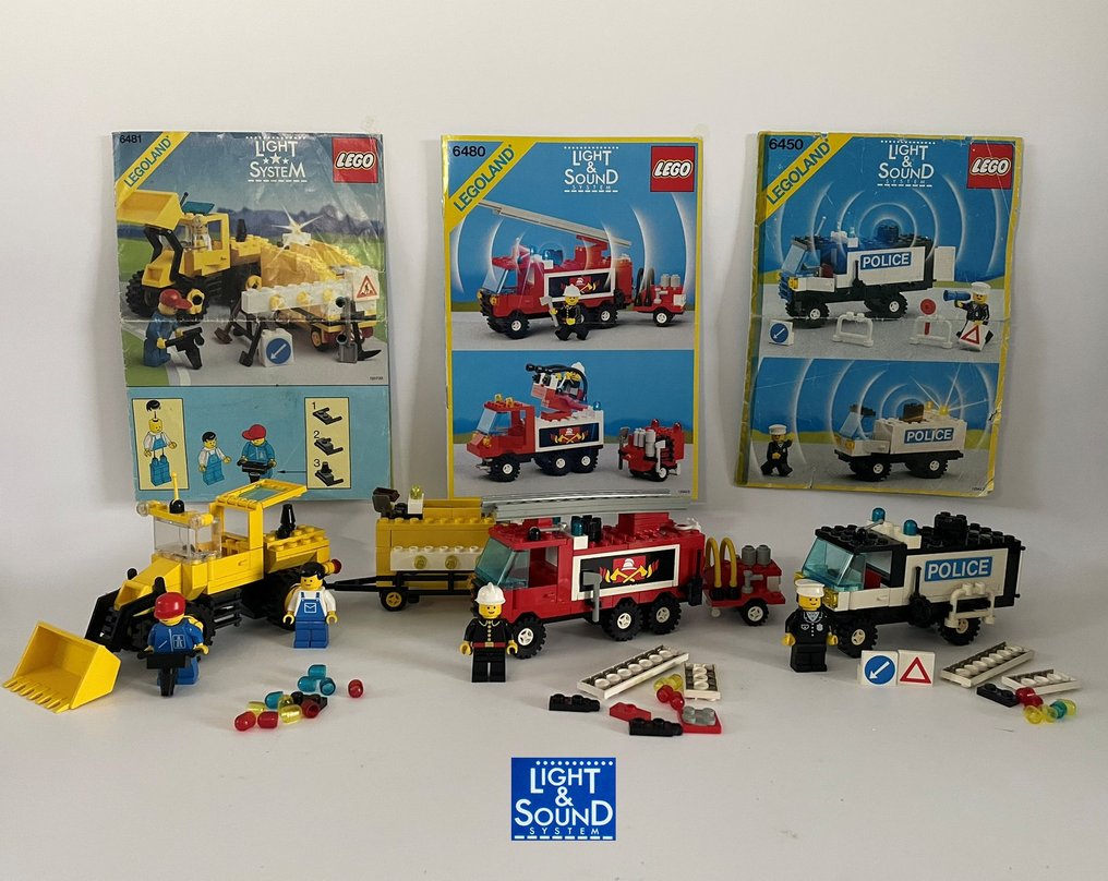 Lego Készlet - Legoland - 3 LEGO Light&Sound sets #1.0