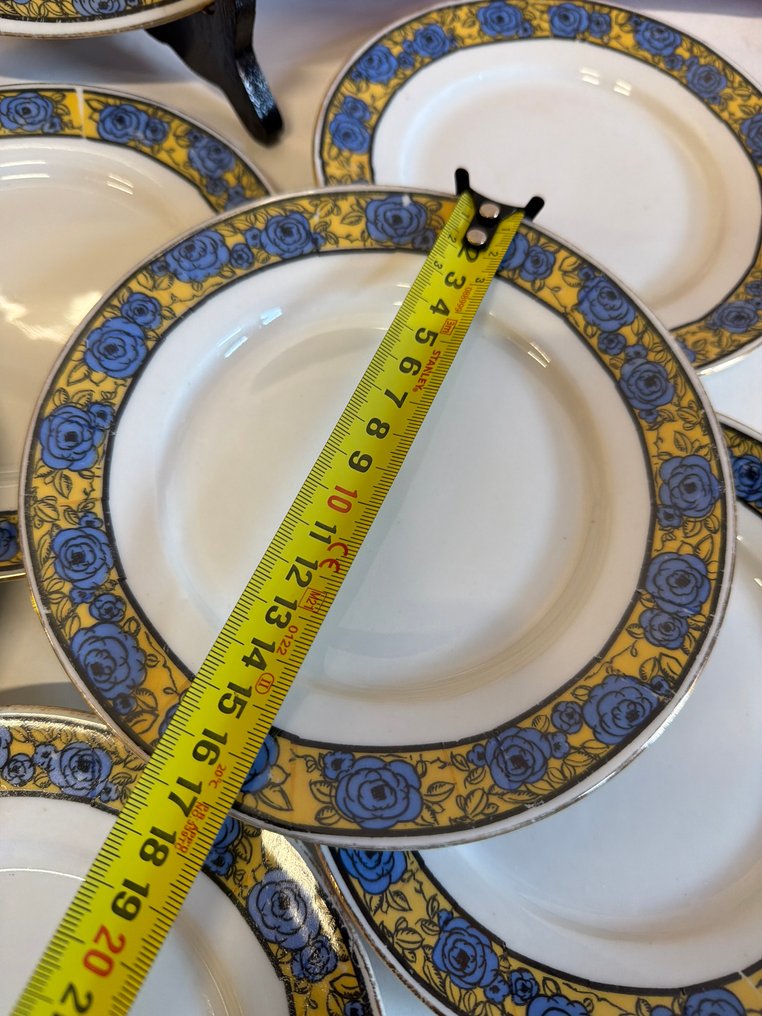 LJV, Véritable Porcelaine - Service à dessert (9) - Porcelaine - Art Déco, service de table #4.3