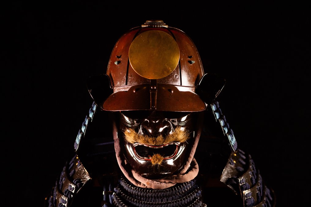 Armatura completa da samurai Yoroi Daimyo signore feudale - Seta, Rame, ferro - Giappone - Periodo Edo (1600-1868) #3.2