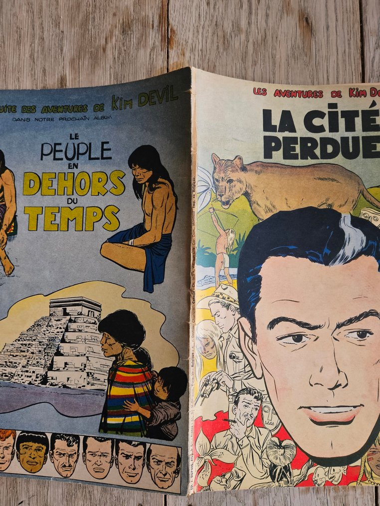 Kim Devil T1 - La Cité perdue - B - 1 Album - Πρώτη έκδοση - 1955 #3.2