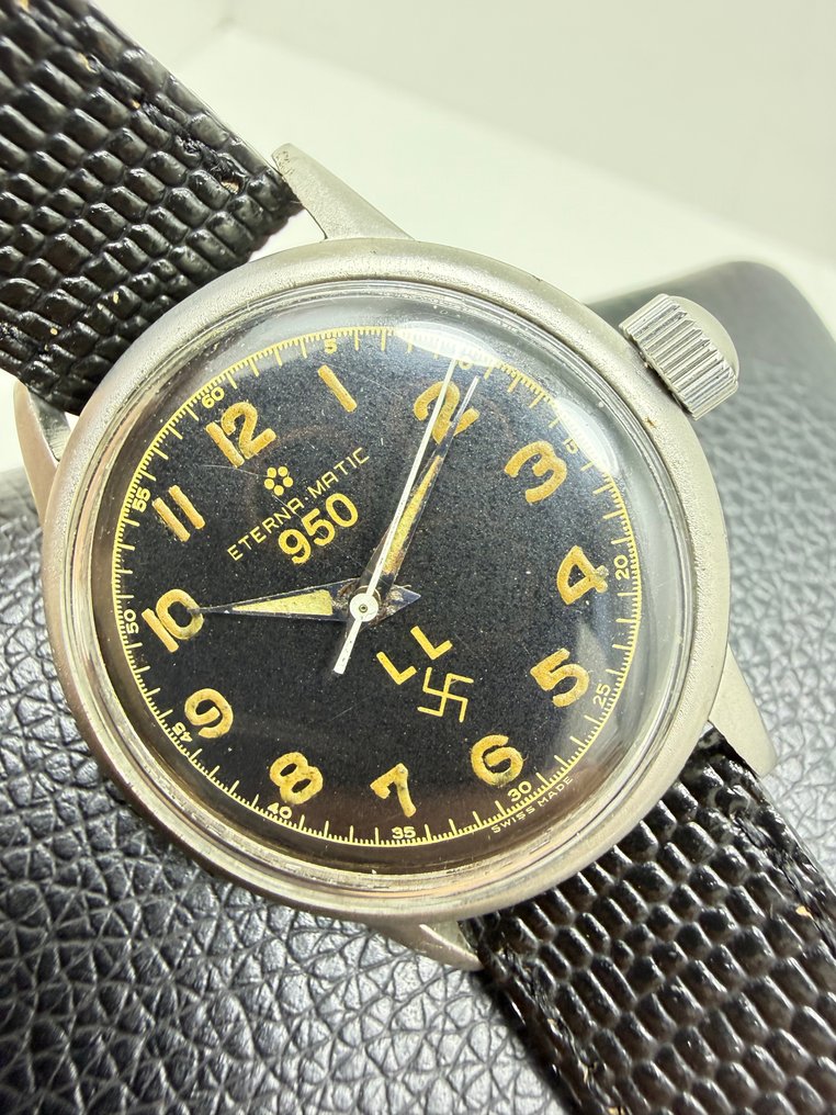 Eterna-Matic - 950 LL - No reserve price - Military dial - Men - 1900-1949 #1.0
