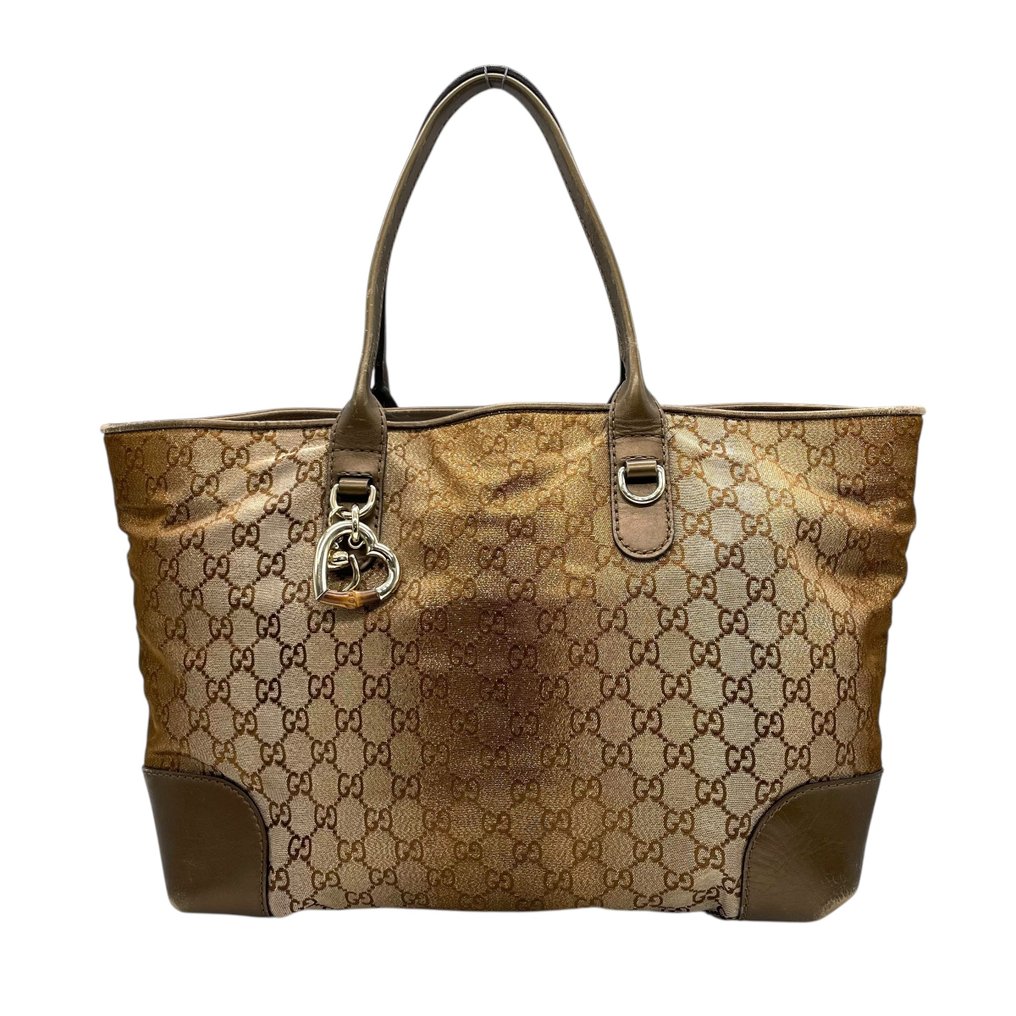 Gucci - Gucci GG Monogram Shimmer Canvas Shoulder Tote - Tote Bag #1.0