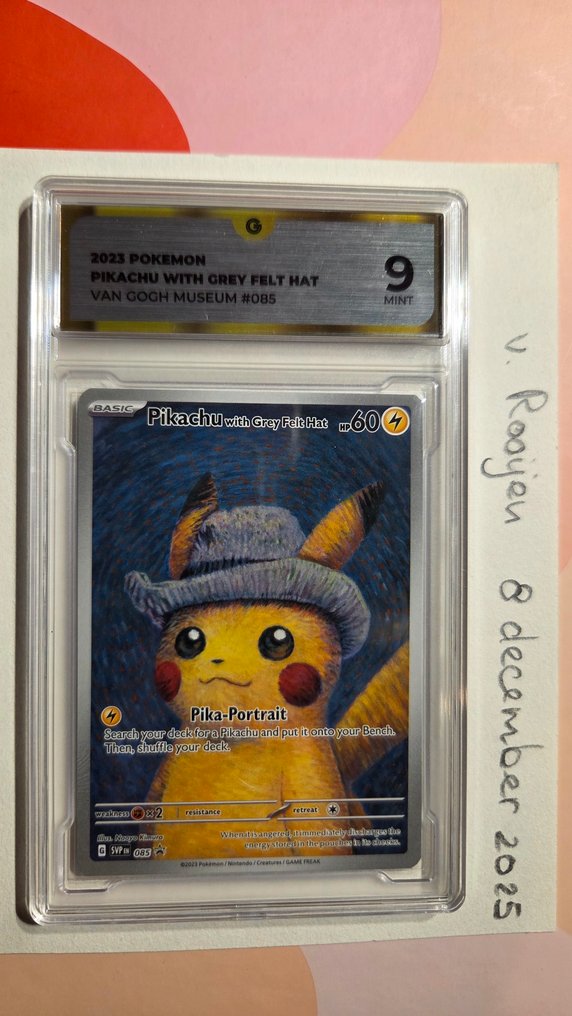 Pokémon - 1 Graded card - Pikachu #085 促销卡, 压膜 - GG 9 - Various sets #2.1