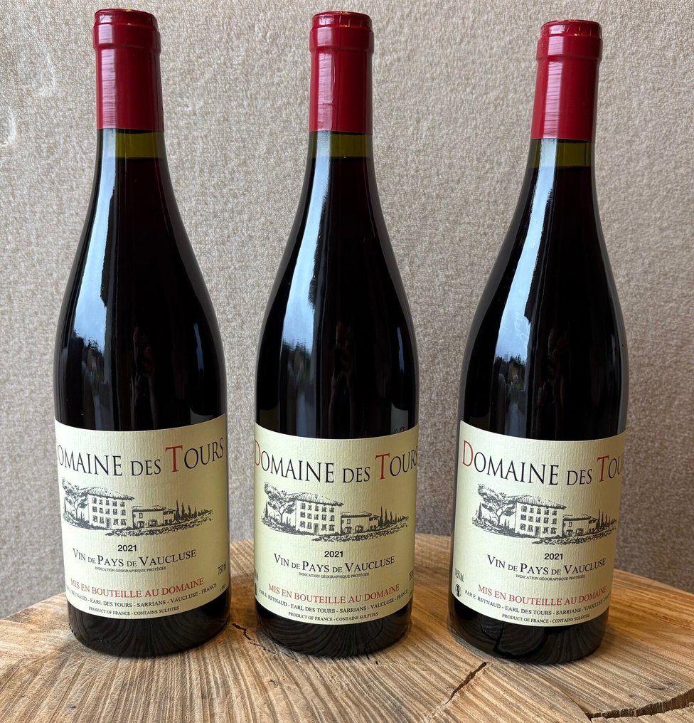 2021 Domaine des Tours - Vaucluse - 3 Botellas (0,75 L) #1.0