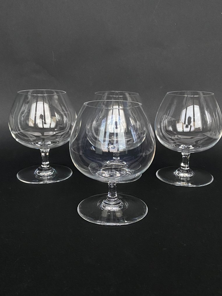 Baccarat - Table service - Superb set of 4 cognac glasses - Perfection model - Crystal #3.2