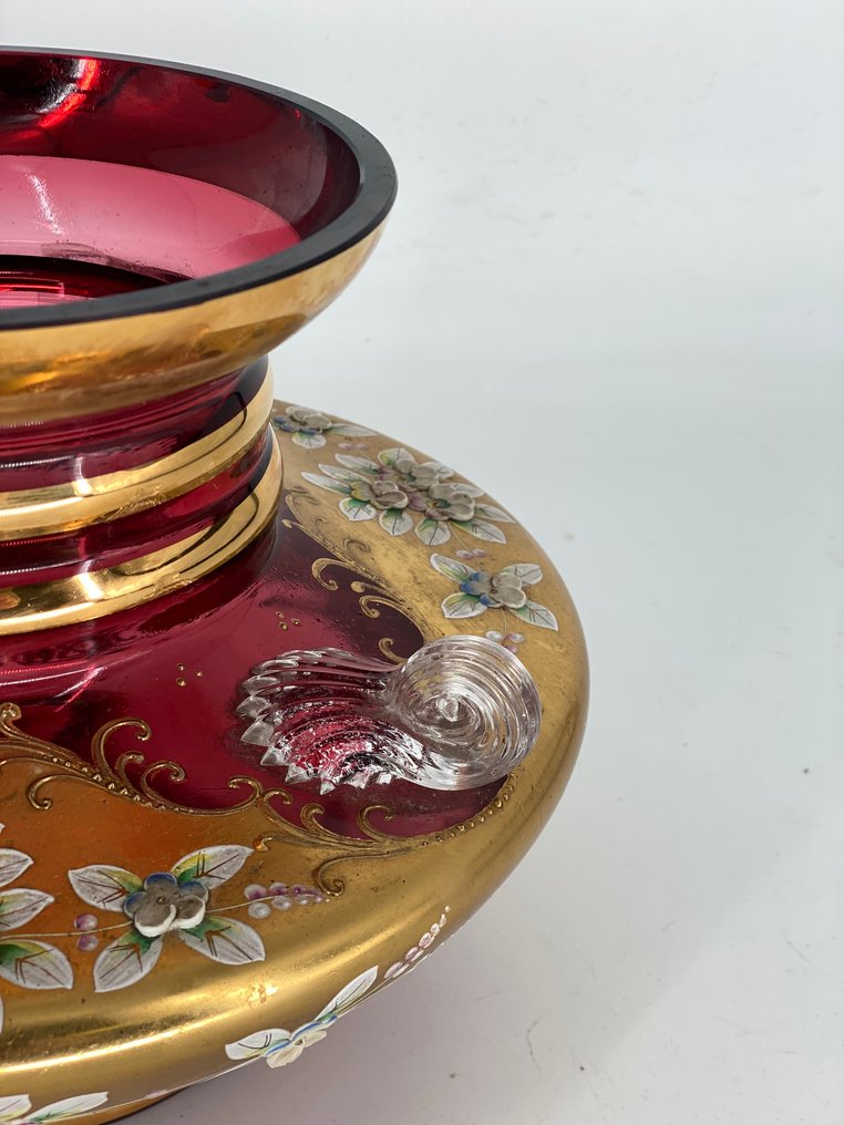 Vase  - glas emaille #3.2