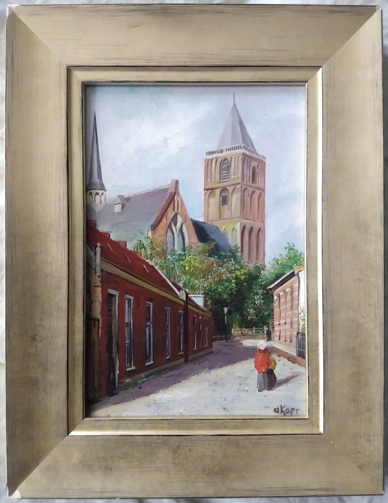 Lois Kapr (1922-?) - Stadsgezicht #1.0