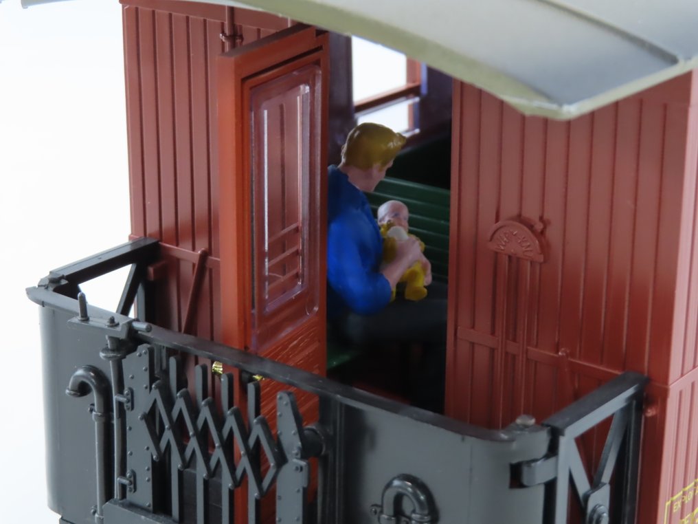 LGB G - 3206 - 模型火车客运车厢 (1) - 双联客车车厢 二等 - SteGle #4.3