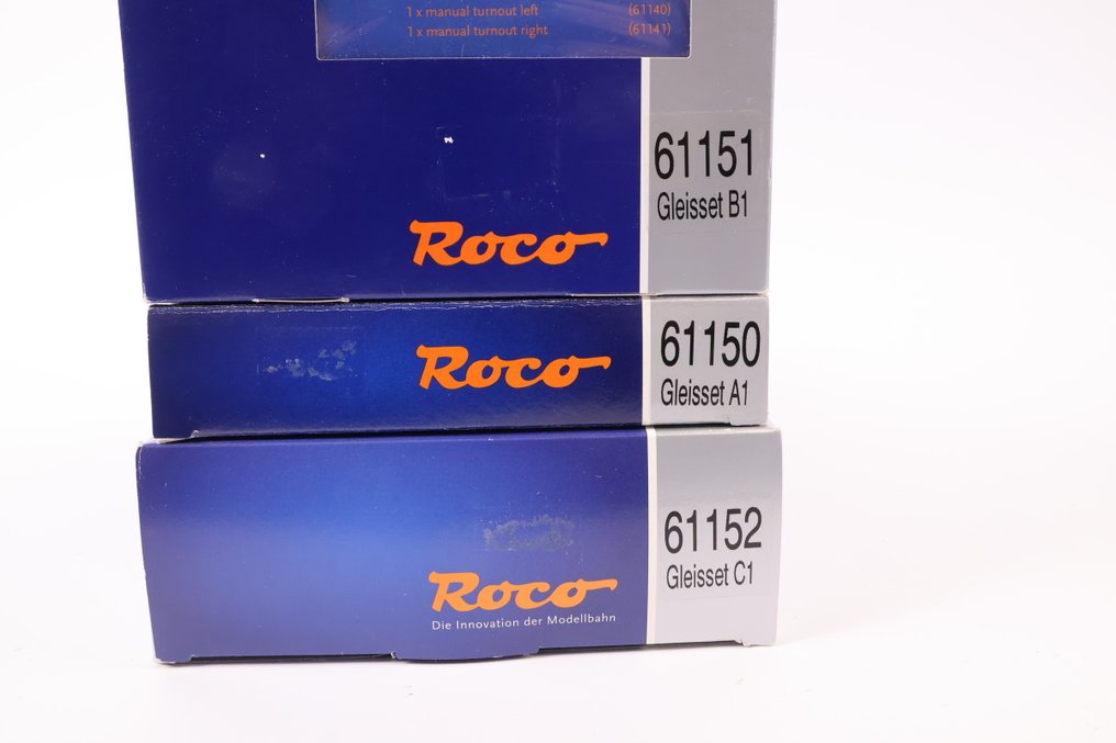 Roco H0 - 61150/61151/61152 - Binari di modellini di treni (3) - Set di rotaie Drie Roco GeoLine A1 / B1 / C1 #2.1