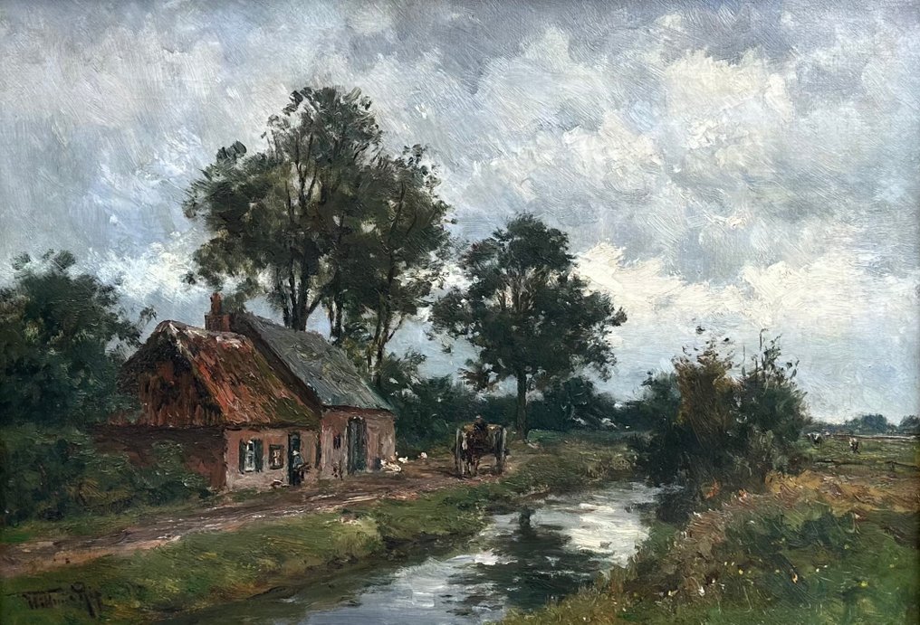 W.C Rip (1856-1922) - Hollands landschap #1.0