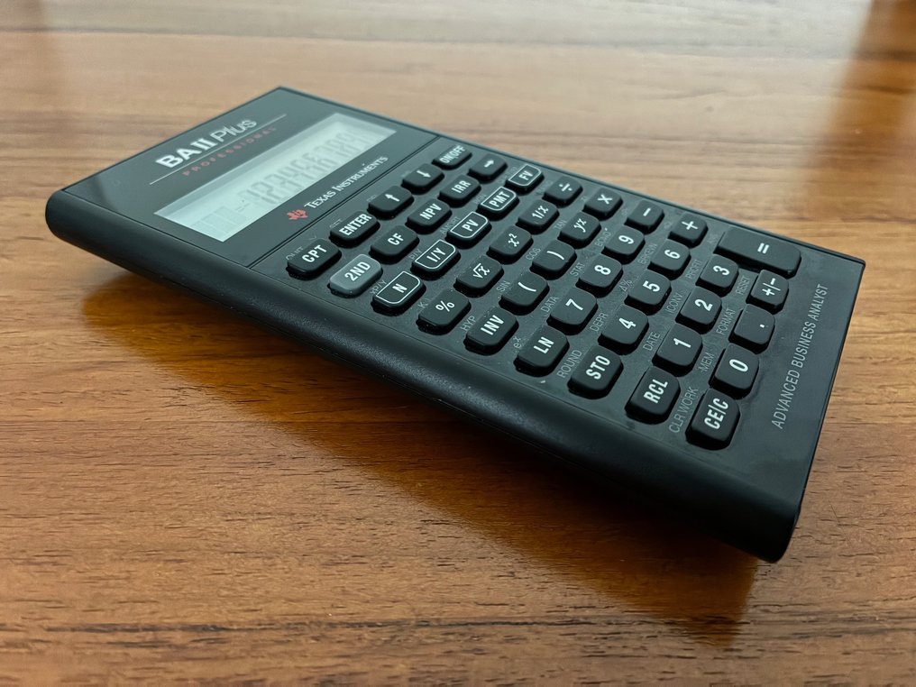 Texas Instruments BA II Plus Professional - Computer #1.0