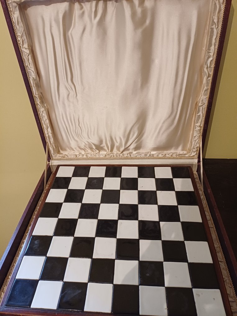 Chess table - Porcelain, Wood, Ceramic #4.3