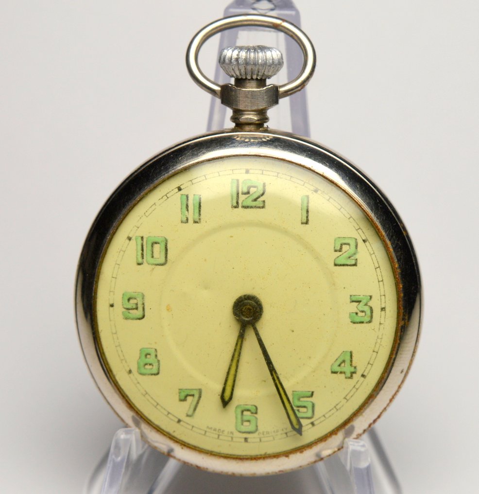 Art Deco - Train Locomotive - pocket watch - 1950-1959 #1.0
