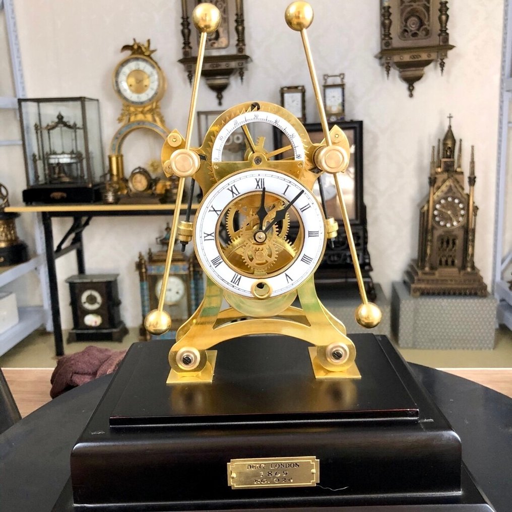 Relógio esqueleto - Banhado a ouro, Latão - 2025 - Navigator #1.0