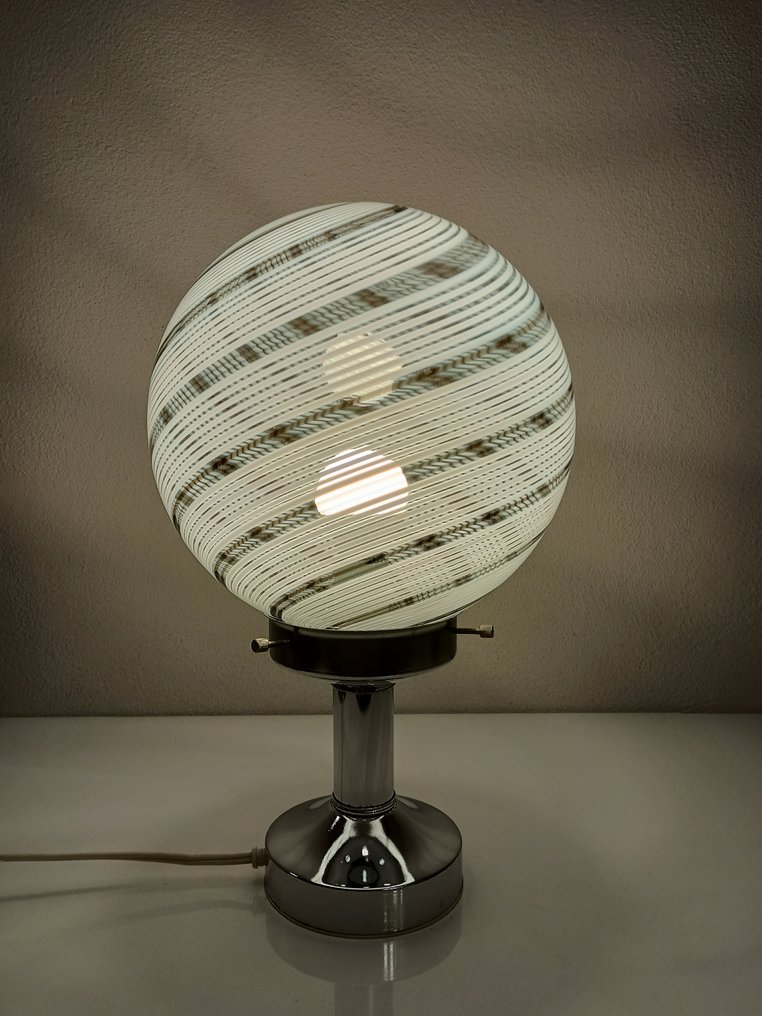 Lampada da tavolo - Vetro - Lampada vortice Space Age #1.0