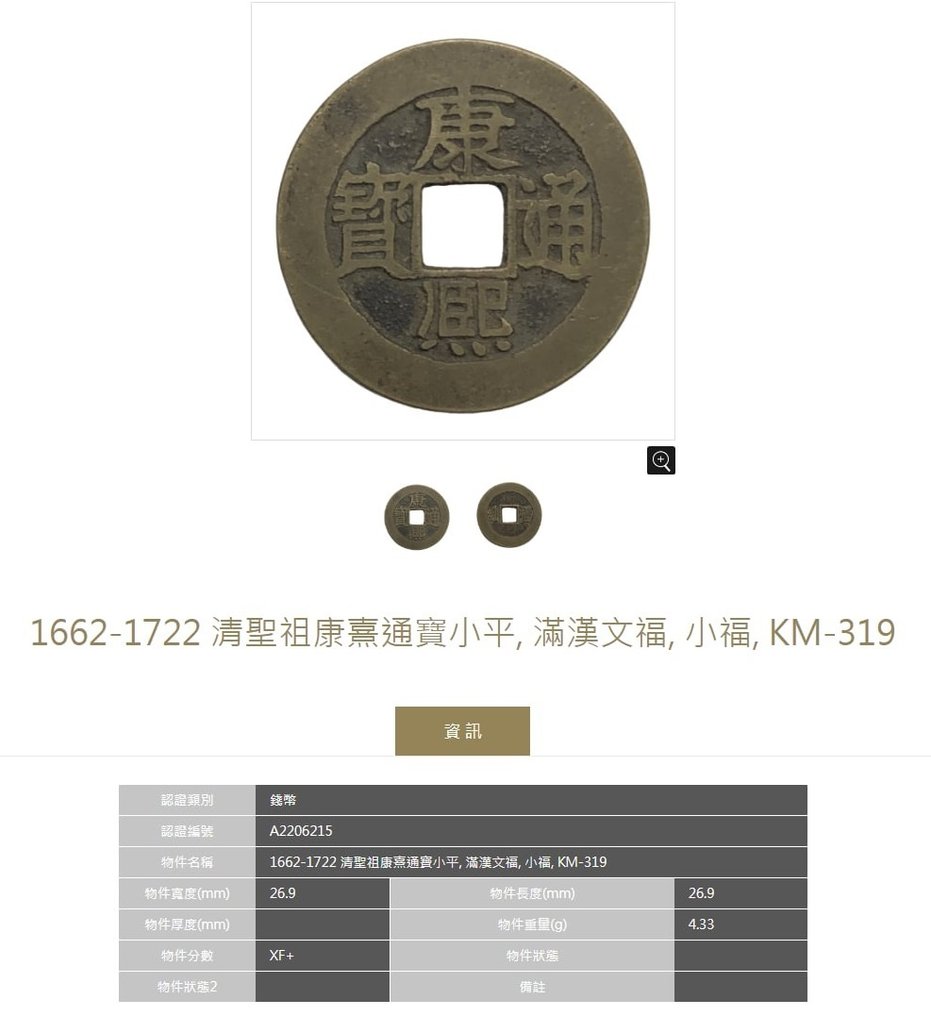 Kina, Qing-dynastiet. Fookien Kang Xi (1661-1722). 1 Cash ND  (Ingen mindstepris) #2.1