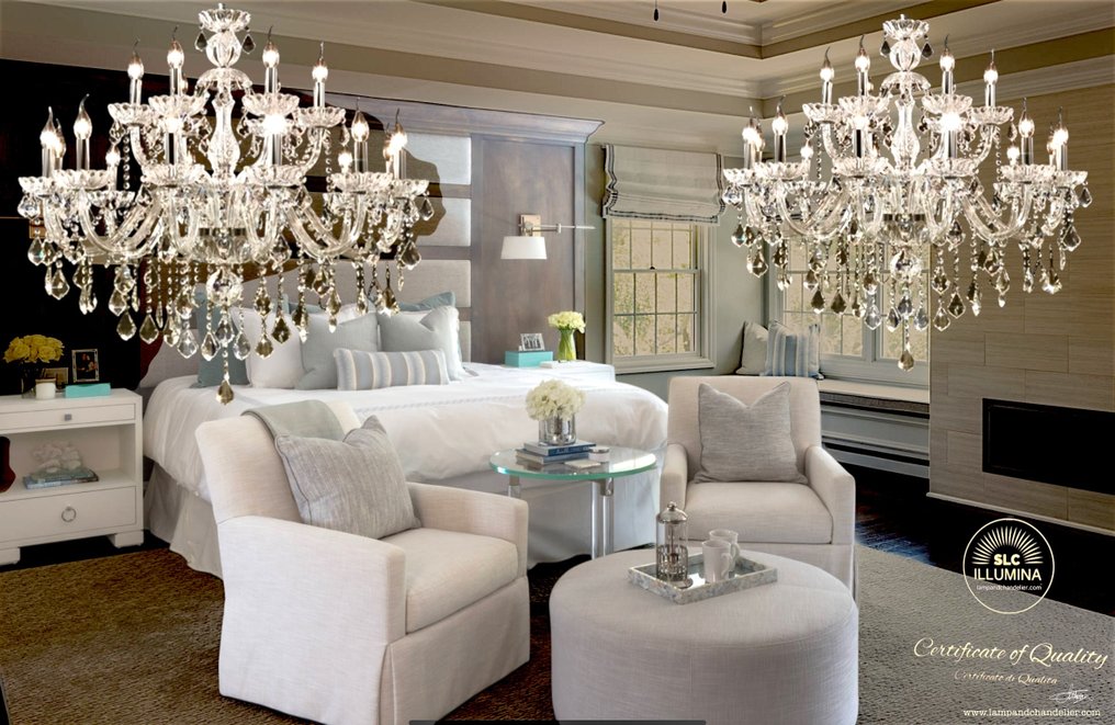 SLC Illumina - MG - Πολυέλαιος (2) - MT 18 Luci - Κρύσταλλο - ΜΤ18Λ #3.2