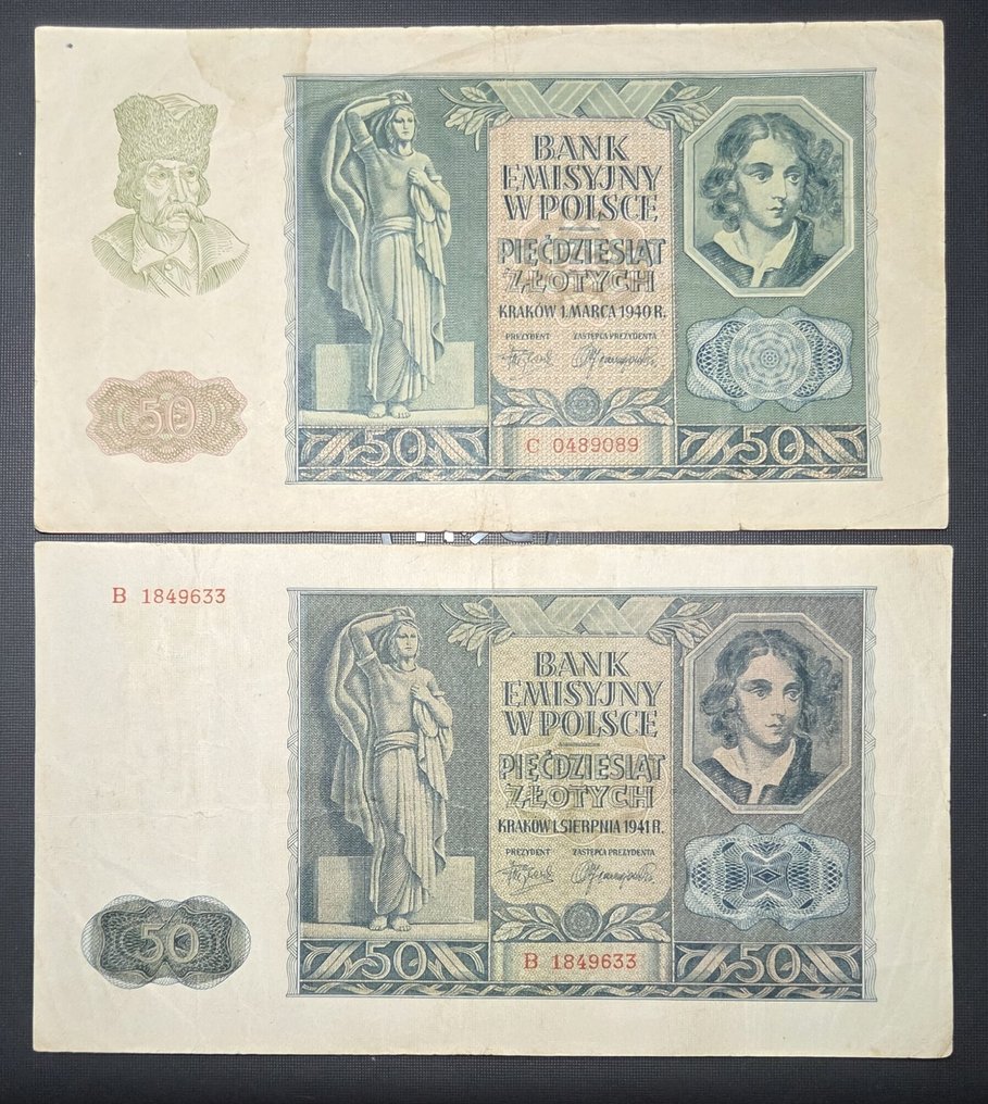 Polen. - 10 banknotes - Various Dates (Zonder minimumprijs) #3.2