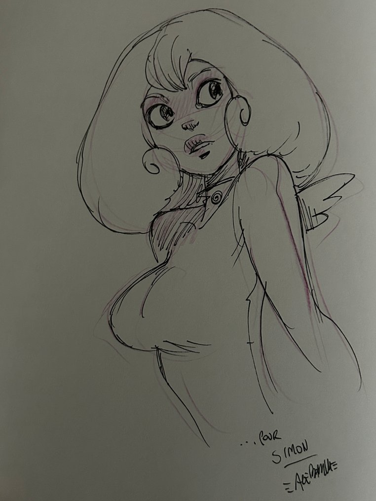 Sky-Doll T3 - La Ville blanche + dédicace couleur - C - 1 Album - First edition - 2004 #1.0