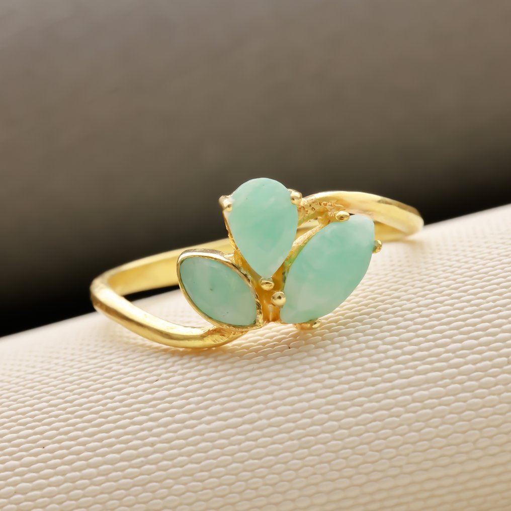 没有保留价 - 戒指 银 - 1.00ct. tw. 混合宝石 - 附带实验室报告 #4.3