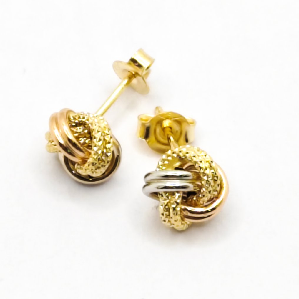 Nincs minimálár - Drop fülbevaló - 18 kt. Sárga arany #2.1