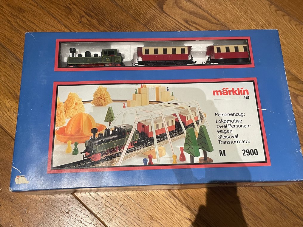 Märklin H0 - M 2900 - Vonat készlet (2) - Teljes Märklin készlet dobozzal, transzformátorral és a képeken látható vágányokkal. #2.1