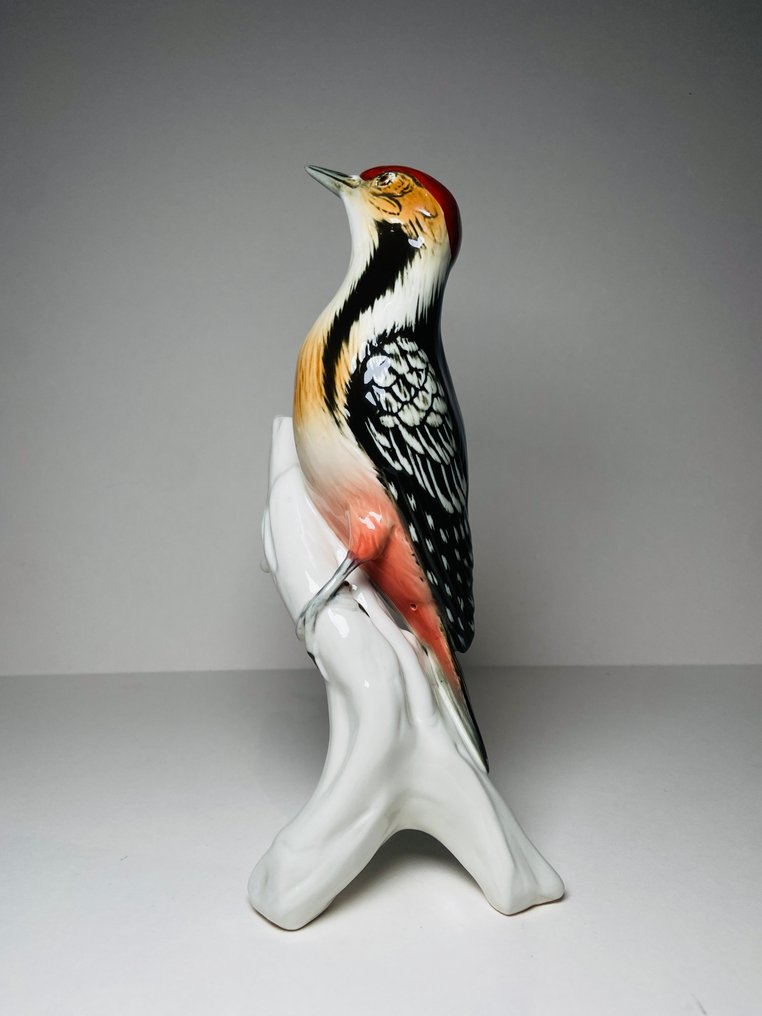 Karl Ens, Volkstedt - Αγαλματίδιο - Woodpecker - Πορσελάνη #3.2