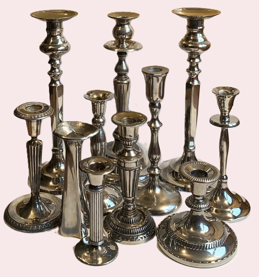 燭台 (11) - 镀银/镀镍金属 - 十一款时尚的烛台 #1.0