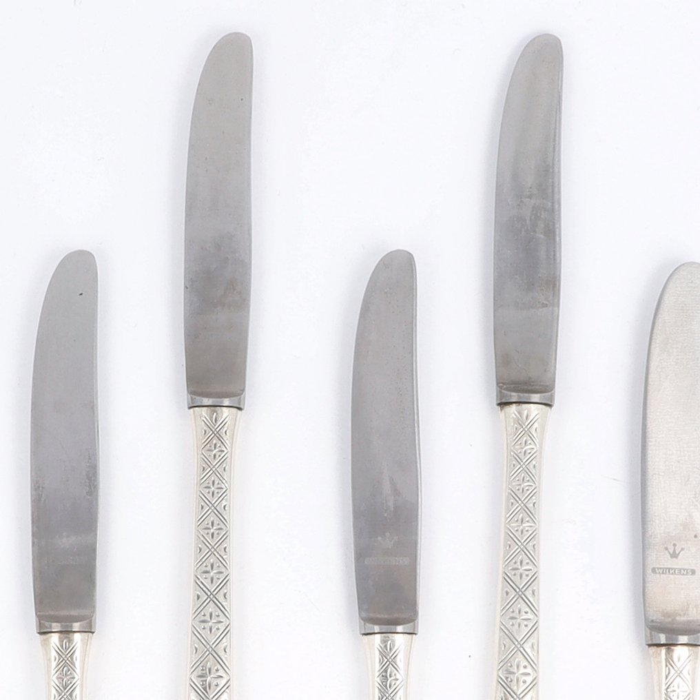 M.H. Wilkens & Söhne - Cuțit pentru fructe (6) - .800 argint #1.0